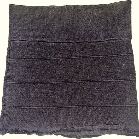 3 FOR $15 🙌🏼 Medium Black Debut Micro Mini Skirt Bodycon Stretch Sexy Y2K - Picture 1 of 2